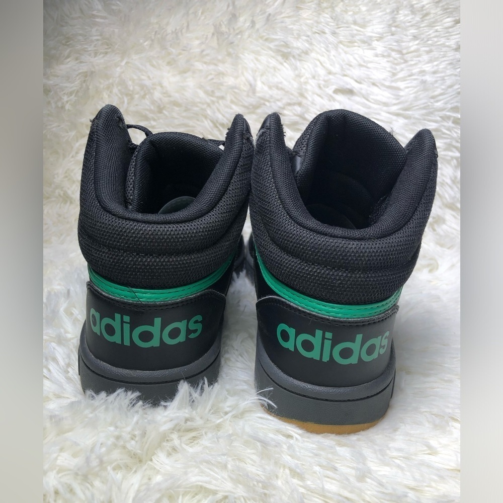 Adidas Men's Black and Green Sneakers - Picture 7 of 14
